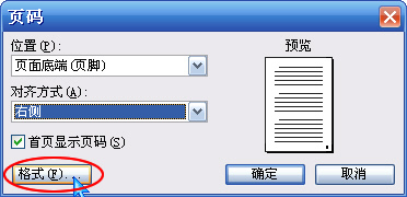 同一篇文档中插入相同页码的技巧