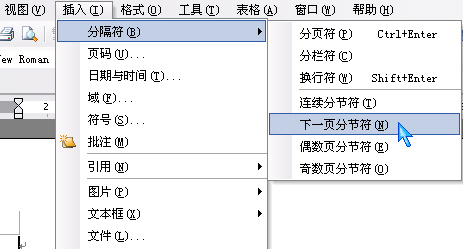 同一篇文档中插入相同页码的技巧