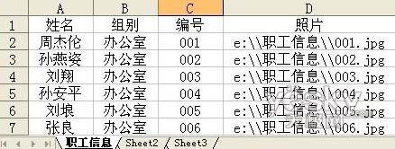 Word邮件合并实例：批量制作有照片的工作证