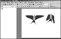 用PowerPoint制作展翅飞翔的小鸟(图)
