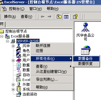 Excel服务器使用大全:数据库备份和恢复